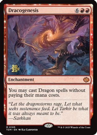 Dracogenesis (Prerelease) (105) Foil - Tarkir: Dragonstorm