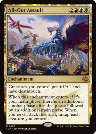 All-Out Assault (Prerelease) (167) Foil - Tarkir: Dragonstorm