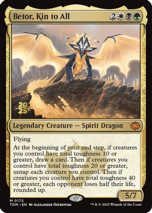 Betor, Kin to All (Prerelease) (172) Foil - Tarkir: Dragonstorm