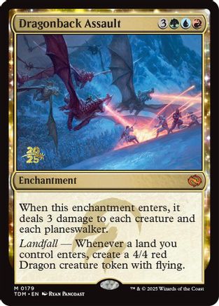 Dragonback Assault (Prerelease) (179) Foil - Tarkir: Dragonstorm