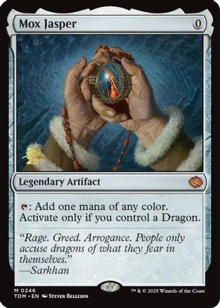 Mox Jasper (Prerelease) (246) Foil - Tarkir: Dragonstorm