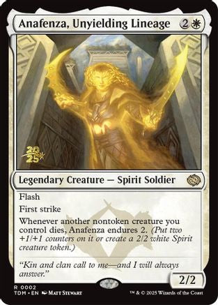 Anafenza, Unyielding Lineage (Prerelease) (002) Foil - Tarkir: Dragonstorm