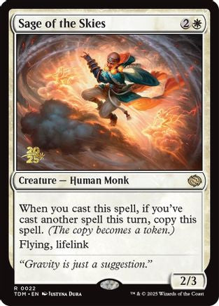 Sage of the Skies (Prerelease) (022) Foil - Tarkir: Dragonstorm