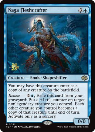 Naga Fleshcrafter (Prerelease) (052) Foil - Tarkir: Dragonstorm