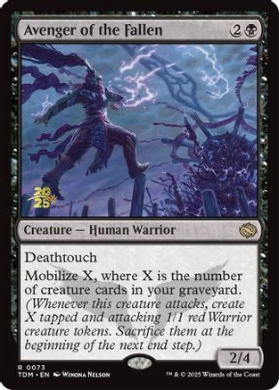 Avenger of the Fallen (Prerelease) (073) Foil - Tarkir: Dragonstorm