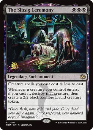 The Sibsig Ceremony (Prerelease) (091) Foil - Tarkir: Dragonstorm