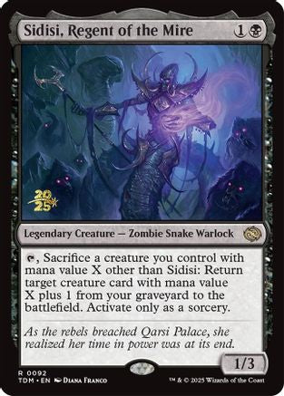 Sidisi, Regent of the Mire (Prerelease) (092) Foil - Tarkir: Dragonstorm
