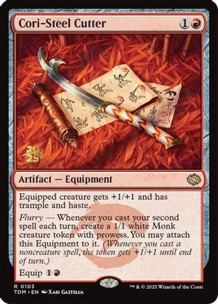 Cori-Steel Cutter (Prerelease) (103) Foil - Tarkir: Dragonstorm