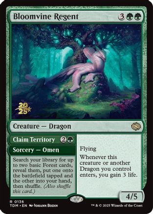 Bloomvine Regent (Prerelease) (136) Foil - Tarkir: Dragonstorm