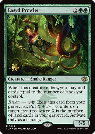 Lasyd Prowler (Prerelease) (149) Foil - Tarkir: Dragonstorm