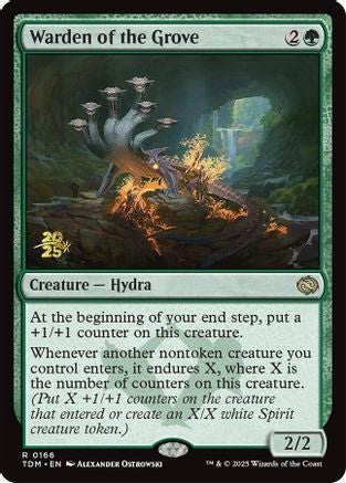 Warden of the Grove (Prerelease) (166) Foil - Tarkir: Dragonstorm