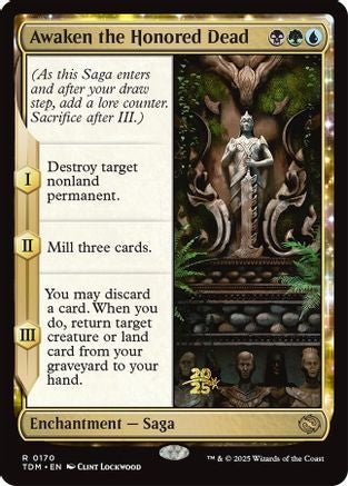 Awaken the Honored Dead (Prerelease) (170) Foil - Tarkir: Dragonstorm
