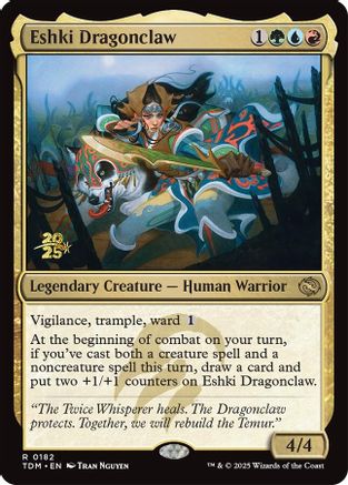Eshki Dragonclaw (Prerelease) (182) Foil - Tarkir: Dragonstorm