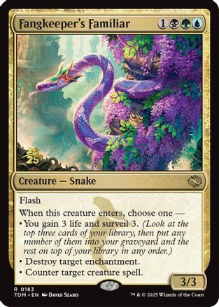 Fangkeeper's Familiar (Prerelease) (183) Foil - Tarkir: Dragonstorm