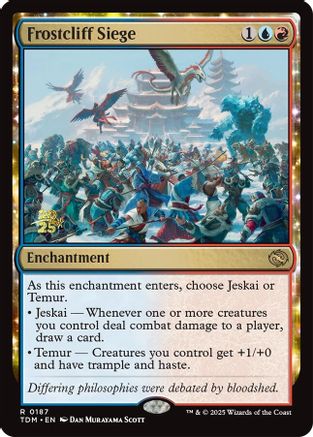 Frostcliff Siege (Prerelease) (187) Foil - Tarkir: Dragonstorm