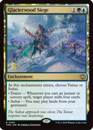 Glacierwood Siege (Prerelease) (189) Foil - Tarkir: Dragonstorm