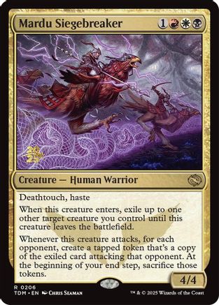 Mardu Siegebreaker (Prerelease) (206) Foil - Tarkir: Dragonstorm