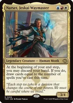 Narset, Jeskai Waymaster (Prerelease) (209) Foil - Tarkir: Dragonstorm