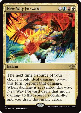 New Way Forward (Prerelease) (211) Foil - Tarkir: Dragonstorm