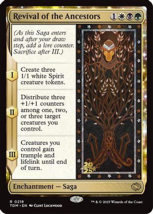Revival of the Ancestors (Prerelease) (218) Foil - Tarkir: Dragonstorm
