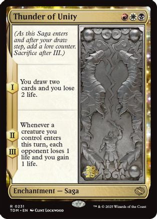 Thunder of Unity (Prerelease) (231) Foil - Tarkir: Dragonstorm