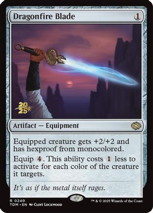 Dragonfire Blade (Prerelease) (240) Foil - Tarkir: Dragonstorm