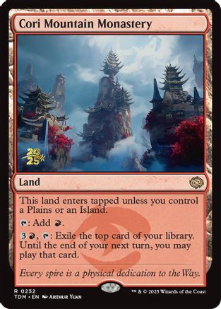 Cori Mountain Monastery (Prerelease) (252) Foil - Tarkir: Dragonstorm