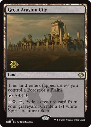 Great Arashin City (Prerelease) (257) Foil - Tarkir: Dragonstorm