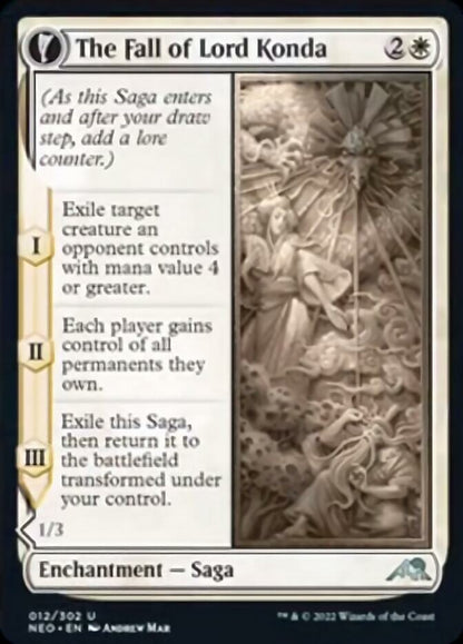 The Fall of Lord Konda (012) Foil - Kamigawa: Neon Dynasty