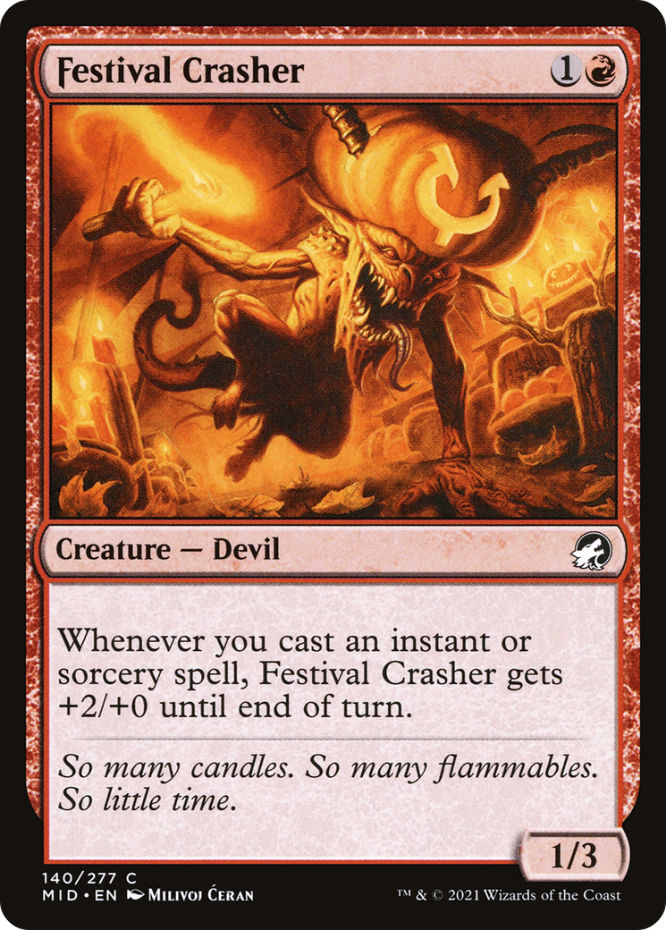 Festival Crasher (140) Foil - Innistrad: Midnight Hunt