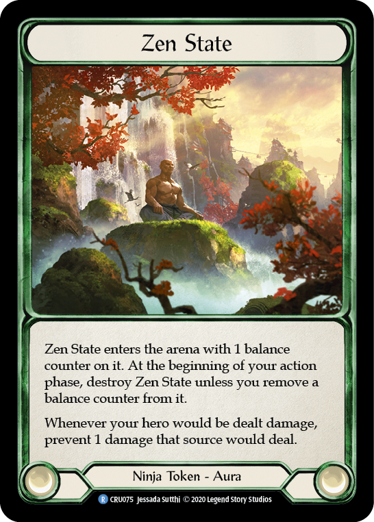 Zen State [CRU075] (Crucible of War)  1st Edition Normal | Silver Goblin