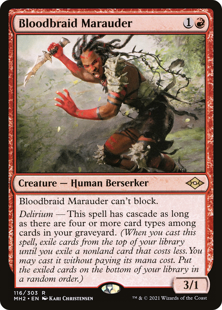 Bloodbraid Marauder [Modern Horizons 2] | Silver Goblin