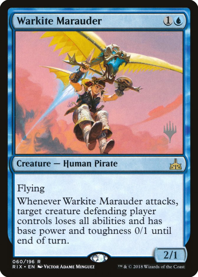 Warkite Marauder (Promo Pack) [Rivals of Ixalan Promos] | Silver Goblin