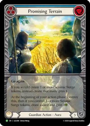 Promising Terrain (LGS390) Rainbow Foil - FaB Promos