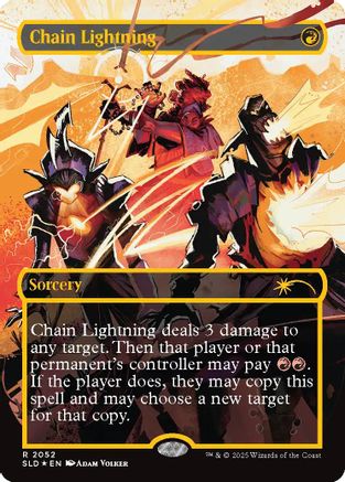 Chain Lightning (2052) Foil - Secret Lair Drop