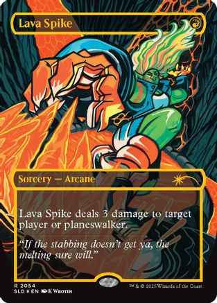 Lava Spike (2054) Foil - Secret Lair Drop