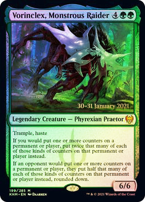 Vorinclex, Monstrous Raider [Kaldheim Prerelease Promos] | Silver Goblin