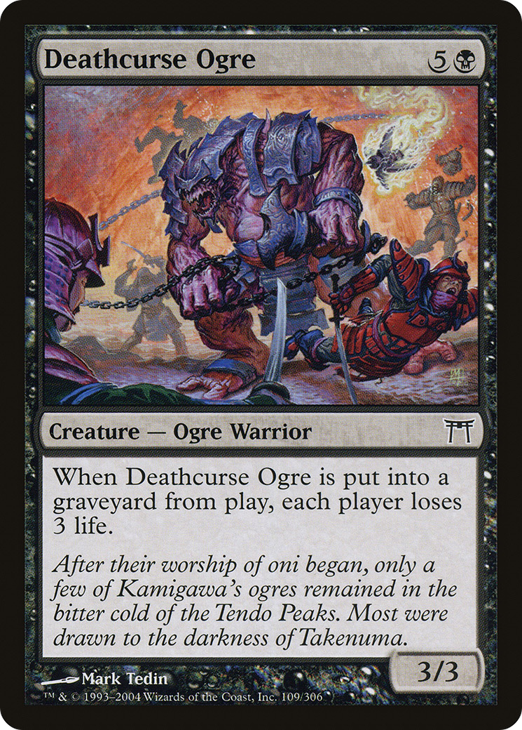 Deathcurse Ogre [Champions of Kamigawa] Foil