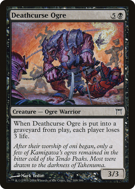 Deathcurse Ogre [Champions of Kamigawa] Foil