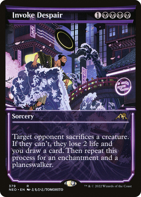 Invoke Despair (Showcase) (379) - Kamigawa: Neon Dynasty