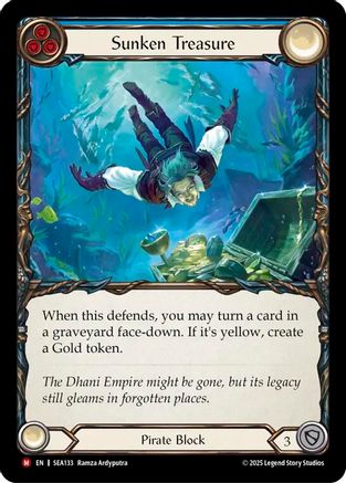 Sunken Treasure (SEA133) Rainbow Foil - High Seas