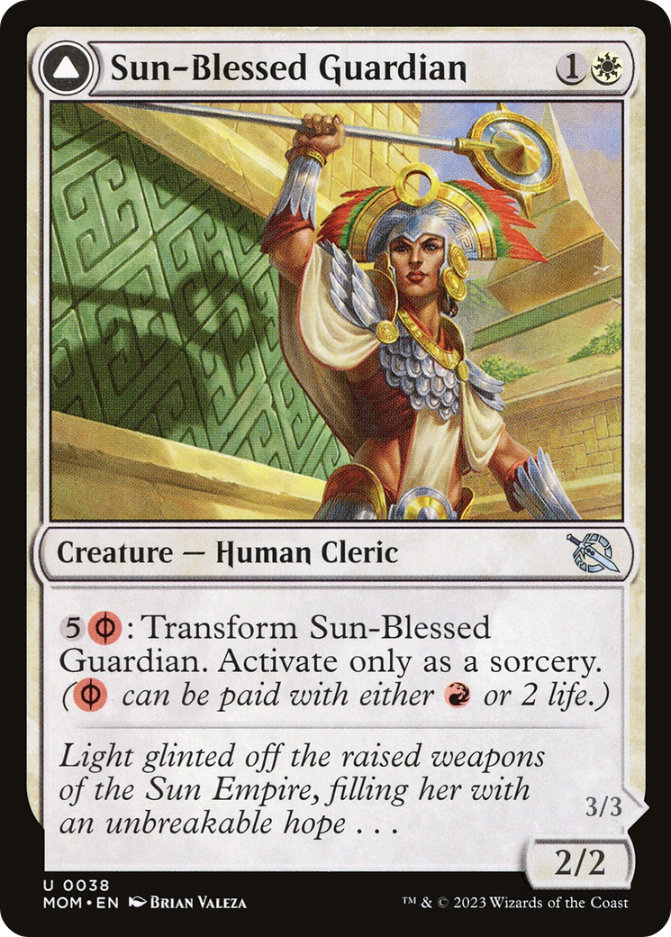 Sun-Blessed Guardian (038) - March of the Machine