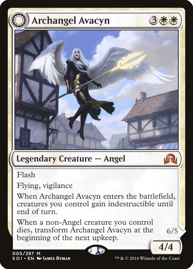 Archangel Avacyn // Avacyn, the Purifier (005) Foil - Shadows over Innistrad