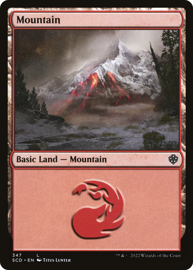 Mountain (347) - Starter Commander Decks