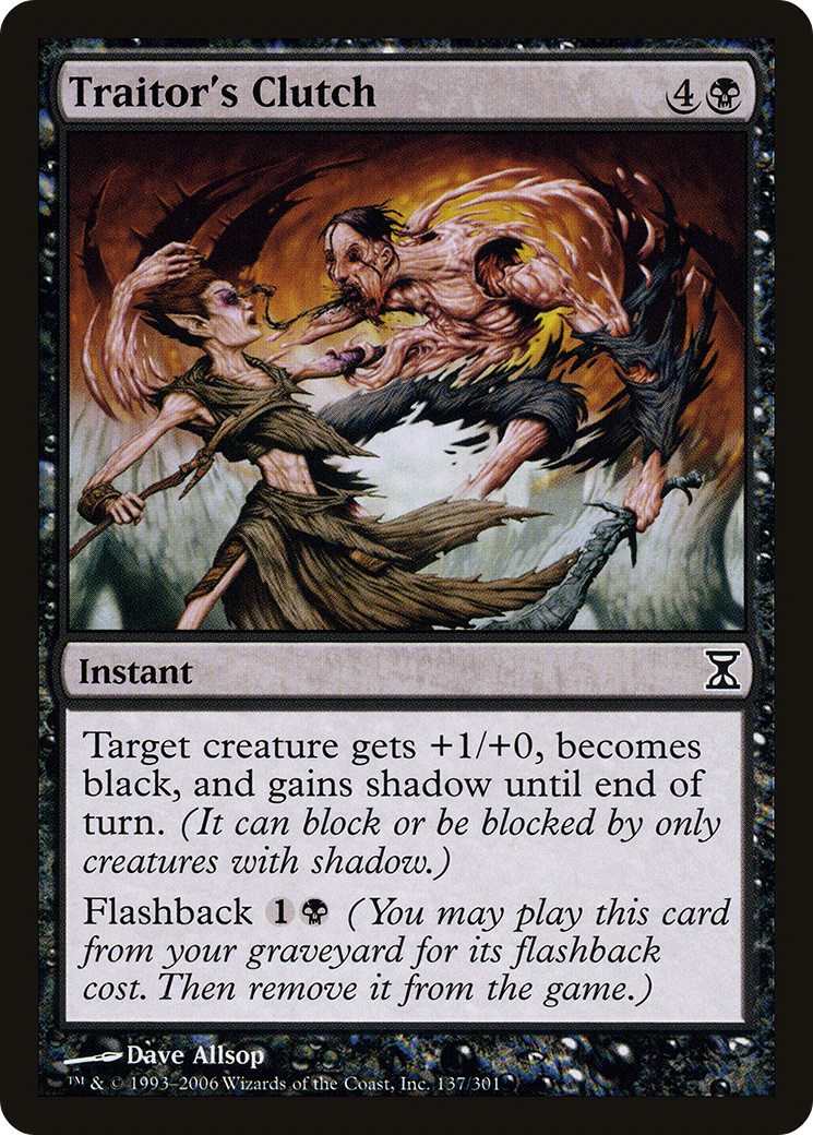 Traitor's Clutch (137) Foil - Time Spiral