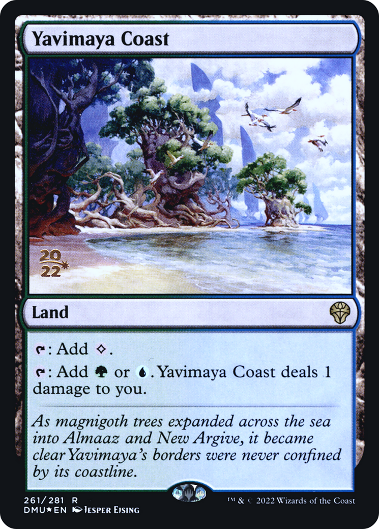 Yavimaya Coast (261s) Foil - Dominaria United Promos