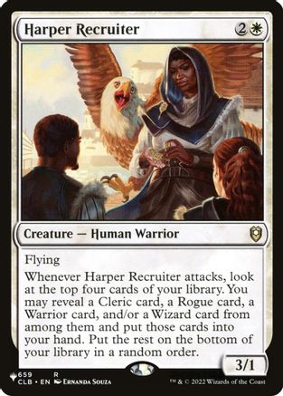 Harper Recruiter (659) - The List