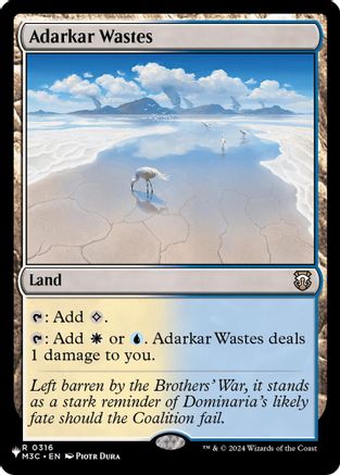 Adarkar Wastes (M3C) (316) - The List Reprints