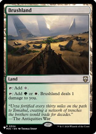 Brushland (M3C-324) - The List