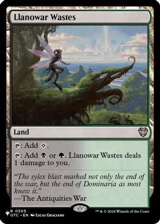 Llanowar Wastes (305) - The List